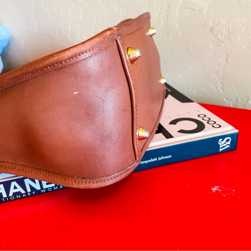 Vintage Coach Legacy No. 9966 Zip Brown British Tan Purse Shoulder Bag Crossbody - Picture 9 of 14